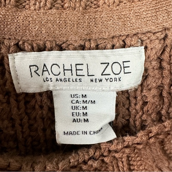 Rachel Zoe Brown Cable Knit Vest - Picture 4 of 4